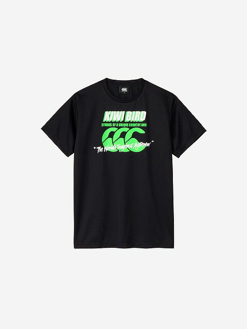キャップ・ラガーズのCANTERBURY カンタベリー S/S キウイ バード トレーニング ティー ラグビー 練習着 トレーニング トップス 半袖 RGM32610｜アングル3