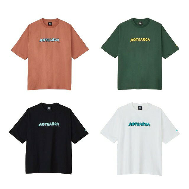 Rakuten - CANTERBURY カンタベリー S/S ティー AOTEAROA ラグビー カジュアル トップス 半袖 RSU32618
