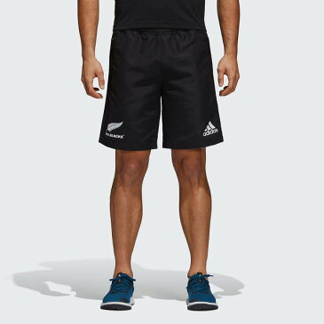 【ALL BLACKS】 アディダス オールブラックス ウーブンショーツ 2018 ハーフパンツ ラグビー DMQ31