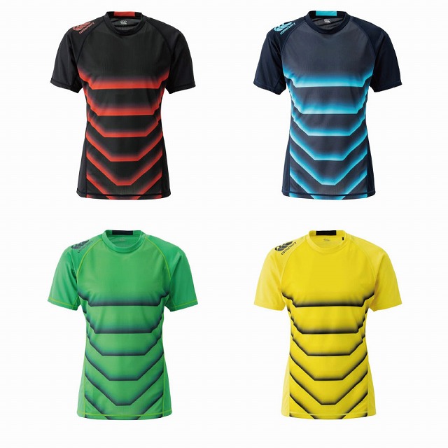 【CANTERBURY】カンタベリー プラクティスティ セミフィット メンズ 半袖 練習用 トレーニング ラグビー PRACTICE TEE SEMI-FIT ...