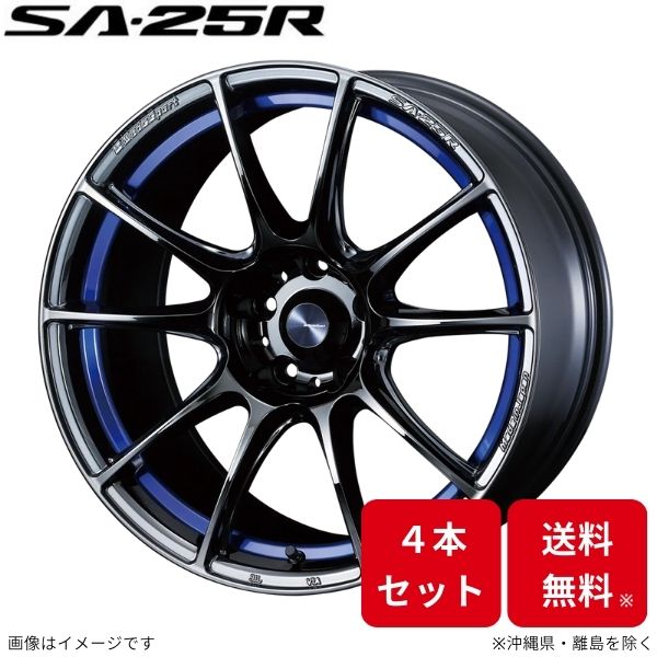 ウェッズ ホイール ウェッズスポーツ SA-25R ジャスティ M900系 スバル 17インチ 4H 4本セット 0073703 WEDS