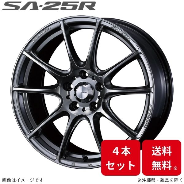 ウェッズ ホイール ウェッズスポーツ SA-25R マークX 120系 トヨタ 16インチ 5H 4本セット 0073698 WEDS