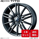 ウェッズ ホイール ザミック ティート ヴォクシー 70系 トヨタ 17インチ 5H 4本セット 0037596 WEDS(2)