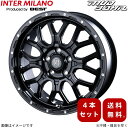 アルミホイール フォレスター SK系 スバル インターミラノ マッドバーン XR-800M 4本 17インチ 5穴 【17×7.0 5-114.3 INSET48 MBK/PP】(2)