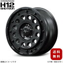 アルミホイール シビック FD系 ホンダ 【16×7.0J 5-114.3 INSET40 バレルブラック】 マルカ MID ナイトロパワー H12 ショットガン 1本 16インチ 5穴 インセット40(2)