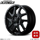 アルミホイール プリウス 60系 トヨタ 【18×7.0J 5-114.3 INSET42 セミグロスブラック/フランジピアスドリルド】 マルカ MID ナイトロパワー デリンジャー 1本 18インチ 5穴 インセット42(2)