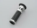 デイトナ PROGRIP スタンダードタイプ #728 スタンダードラバー・アルミリングタイプ エンド貫通 ブラック/シルバー 122mm 98090