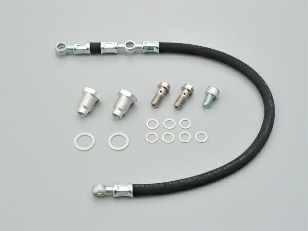 デイトナ KEDO ツインオイルライン (レース/ブラックホース) SR400/400FI/500 ヤマハ SR400 93267 DAYTONA