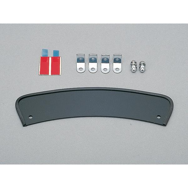 デイトナ フェンダーネームプレート 汎用品 スチール/ブラック 21611 DAYTONA 送料無料