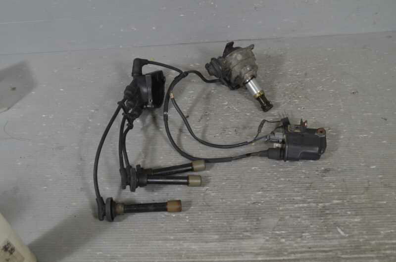 トゥデイ 後期(JW3) 純正 破損無 取付OK 動作保証 ディストリビューター イグニッションコイル プラグコード付 / 30105-PZ1-006 k069307 中古20230217