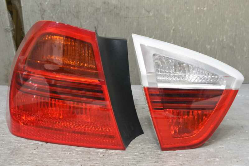 BMW 320i E90 前期(VA20) 純正 破損無 取付OK 動作保証 左 テールランプ 内外 セット LED全点灯OK k069457 中古20230225