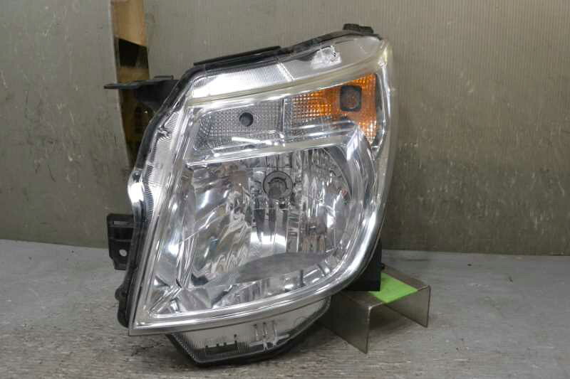 ワゴンR(MH34S) 純正 コイト 破損無 取付OK 動作保証 左 ヘッドライト ハロゲン レベライザー付 100-59316 k069505 中古20230303