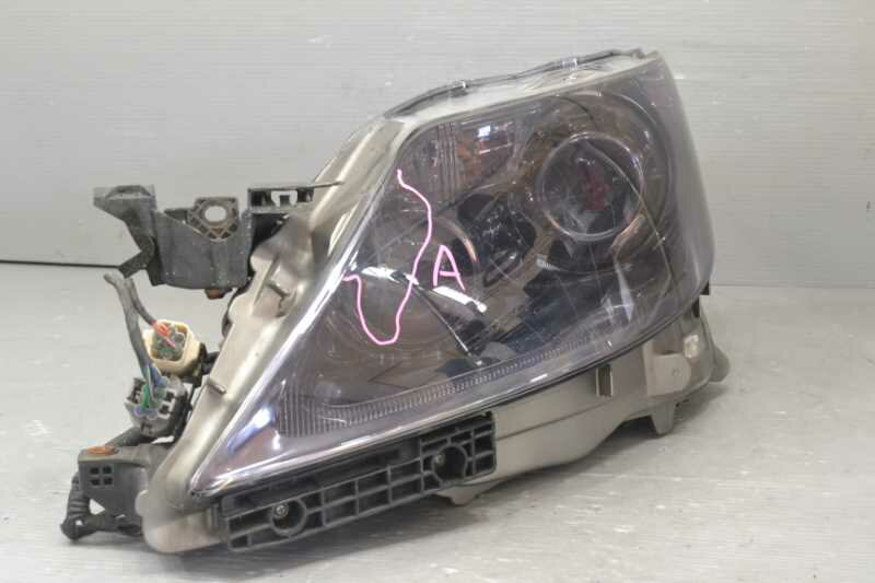 レクサス LS460 前期(USF40) 純正 コイト 破損無 取付OK 動作保証 左 ヘッドライト バラスト HID キセノン レベライザー付 50-79 /81150-50290 k082267 中古20240424