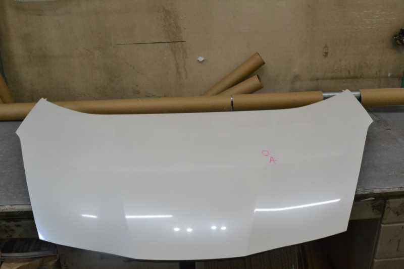 フィット シャトル 15X 後期(GG7) 純正 破損無 取付OK ボンネット フードパネル ヒンジ付 NH624P /60100-TK6-A02ZZ k082691 中古20240513