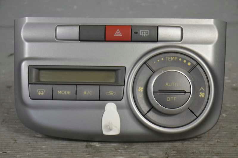 タント カスタム 前期(L375S L385S) 純正 破損無 取付OK 動作保証 エアコンスイッチ パネル / 55910-B2350-B0 55406-B2A70-B1 k076309 中古20231020