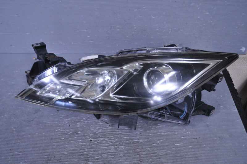 アテンザ スポーツ 前期(GHEFW) 純正 破損無 取付OK 動作保証 左 ヘッドライト バラスト付 HID キセノン レベライザー付 GAN6-51-041H k077469 中古20231125のサムネイル