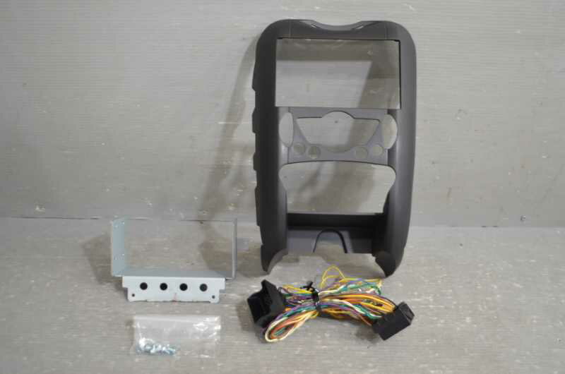 ミニワン R56 右ハンドル 中期(SR16) 純正 破損無 取付OK オーディオパネル ステー 配線 ハーネス セット k093259 中古20251118