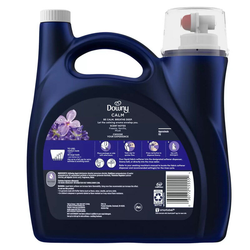 【Downy】ダウニー カーム ラベンダー & バニラ 柔軟剤 3.28L 164回 68089液体 バ...