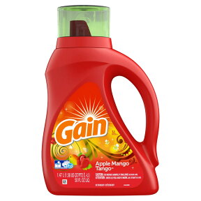 【 GAIN 】 ゲイン リキッド 洗濯洗剤 アップル マンゴー タンゴ 1470ml 液体洗剤 32ロード1.47L アップルマンゴー フルーティー 南国気分 輸入洗剤 ギフト 0037000127710 コストコ あす楽