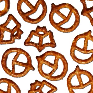 あす楽【uts】HALOWEEN BARRELクリスマス・プレッツェル★たっぷり992.2g 約70袋パーティ菓子・【輸入食材 輸入食品】