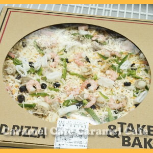 【コストコCostco】大人気カークランドシグネチャー丸型ピザ　シーフードSQUARE　PIZZA　SEAFOOD冷凍して【RCP】 【ラッキーシール対応】