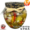 【Acetunas Torremar】スパイシーカクテル ピクルス 1.7 kg 8565682種抜き グリーンオリーブ きゅうり 玉ねぎ 赤ピーマン スパイシ...