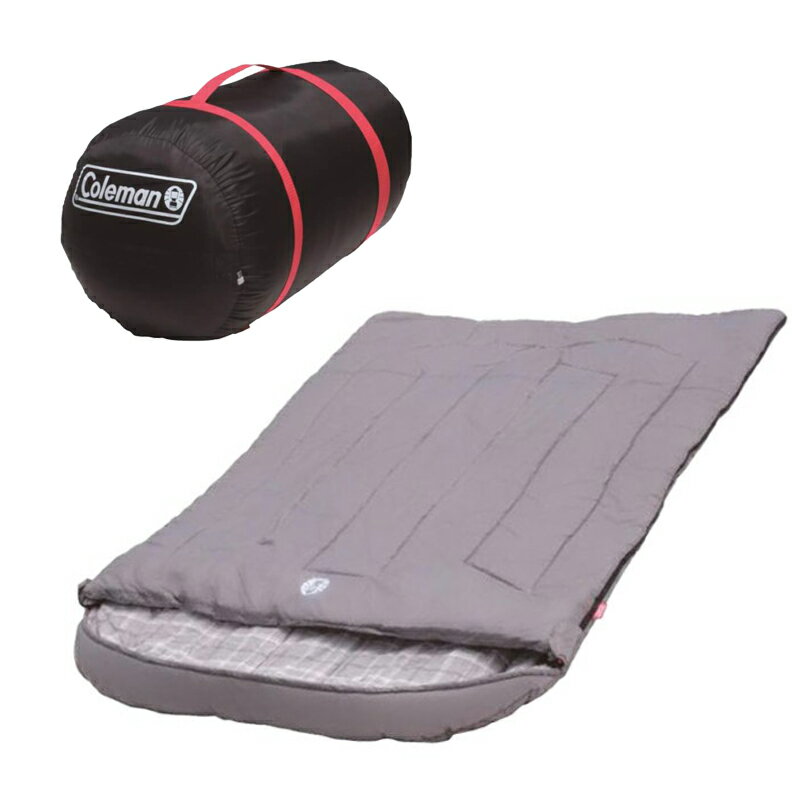 予約商品 8月中旬~下旬入荷予定 送料無料 【Coleman コールマン】ツーパーソン スリーピングバッグ2-person sleeping -13度 シュラフ二人用 ダブルベッド 赤 寝袋 アウトドア用品 収納袋付き ハドソンダブル