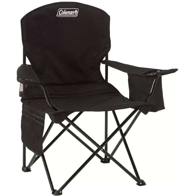 【Coleman】コールマン クーラー付き クァッド チェア 折りたたみ ブラック 黒 586896カップホルダー 収納 袋サイドポケット 耐荷重147kg 持ち運び バッグ 付 折り畳み アウトドア キャンプ 1人用 ソロキャンプ 夏休み 旅行 コストコ キャラメルカフェ 通販 直送 caramelcafe-10036798 キャラメルカフェ サンプル画像2