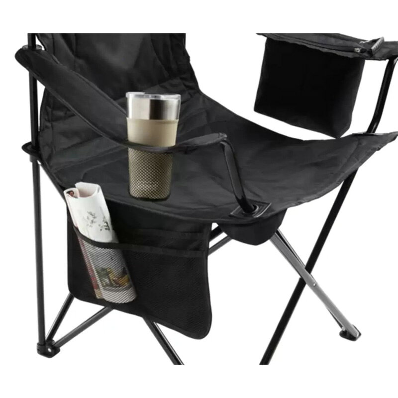【Coleman】コールマン クーラー付き クァッド チェア 折りたたみ ブラック 黒 586896カップホルダー 収納 袋サイドポケット 耐荷重147kg 持ち運び バッグ 付 折り畳み アウトドア キャンプ 1人用 ソロキャンプ 夏休み 旅行 コストコ キャラメルカフェ 通販 直送 caramelcafe-10036798 キャラメルカフェ サンプル画像3