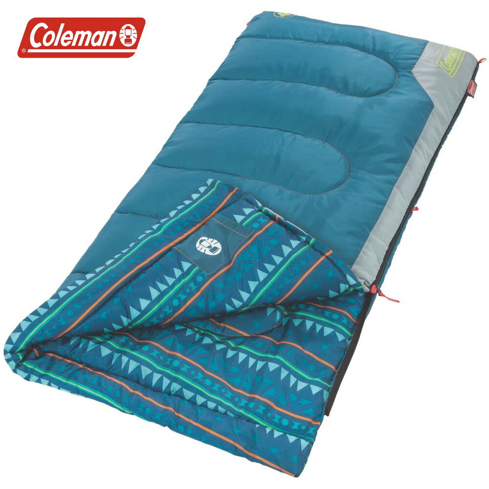 あす楽【Coleman コールマン】子ども用寝袋［ブルー］ユーススリーピングバッグ 66×152.4cm YOUTH COMFORT SMART SLEEPING BAGキッズ寝袋 キャンプ用品 プレゼントにも