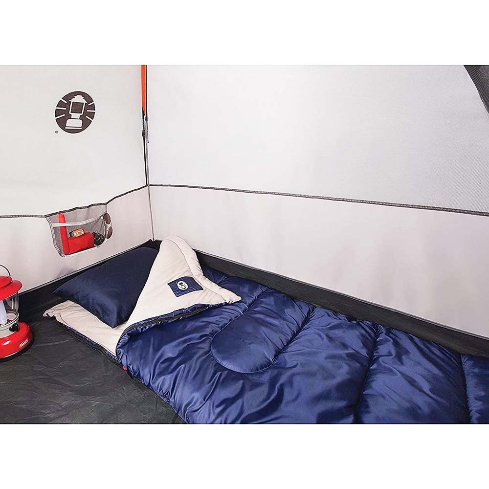 あす楽【Coleman コールマン】ブラゾス★大人用寝袋 紺色 連結可能 二人用寝袋にもなる(適応温度:-6.6度-4度)★BRAZOSスリーピングバッグ sleeping bag通販格安セール情報 楽天 通販