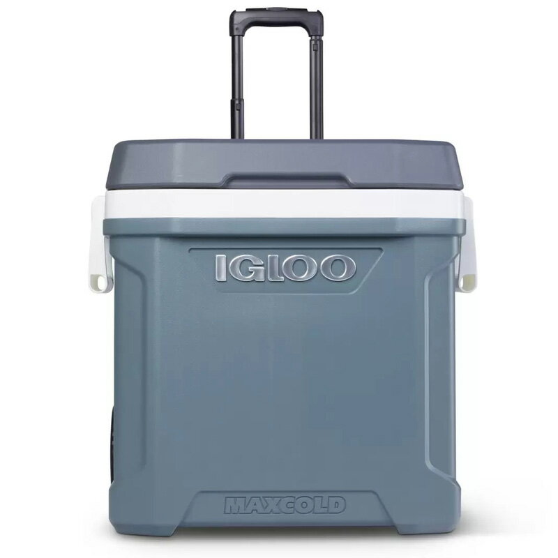 あす楽　送料無料【IGLOO】イグルー マックスコールド 62クォート 58L クーラーボックス【コストコ COSTCO】イグロー ローラー タイヤ付き 62QT 58L 2022最新仕様 グレー 車輪付大型 アウトドア 釣りキャンプ 保冷バッグ Igloo MaxCold 62 Quart Wheeled Cooler