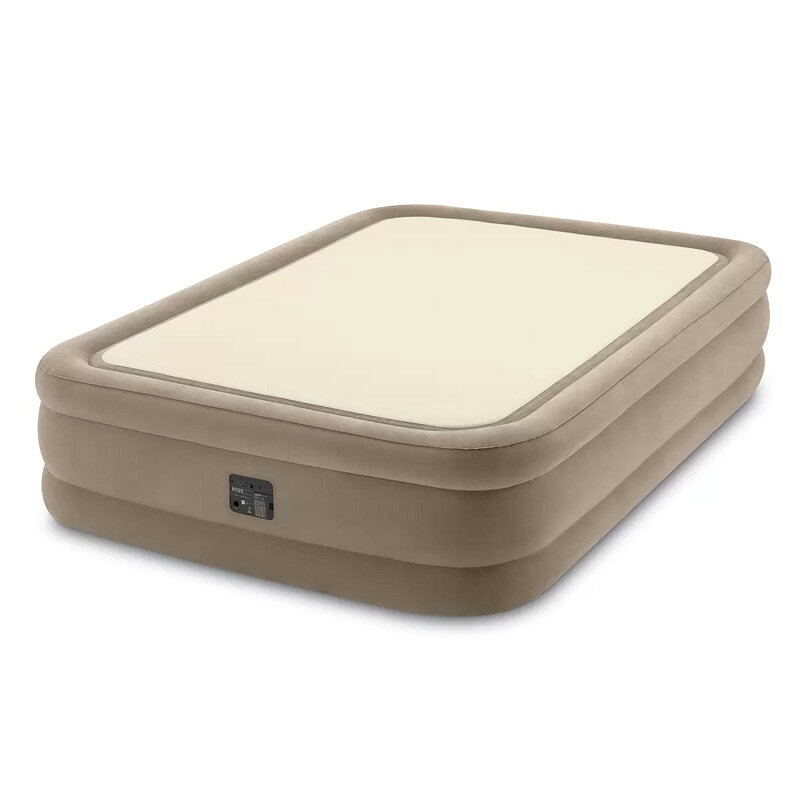 キャラメルカフェの【 INTEX 】 インテックス サーマラックスエアベッド エアーベッド クイーンサイズ 38620JB 38620 W152 x L203 cmコストコ 4分 通気性 電動 簡単 収納 コンパクト 持ち運び 来客用 エキストラベッド 簡易ベッド キャンプ 直送｜アングル2