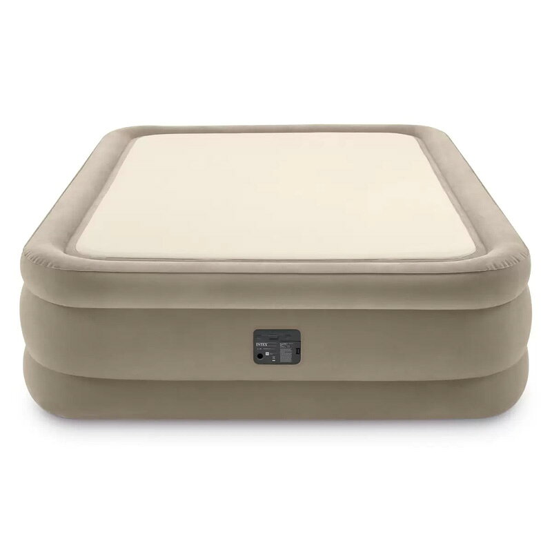 キャラメルカフェの【 INTEX 】 インテックス サーマラックスエアベッド エアーベッド クイーンサイズ 38620JB 38620 W152 x L203 cmコストコ 4分 通気性 電動 簡単 収納 コンパクト 持ち運び 来客用 エキストラベッド 簡易ベッド キャンプ 直送｜アングル3