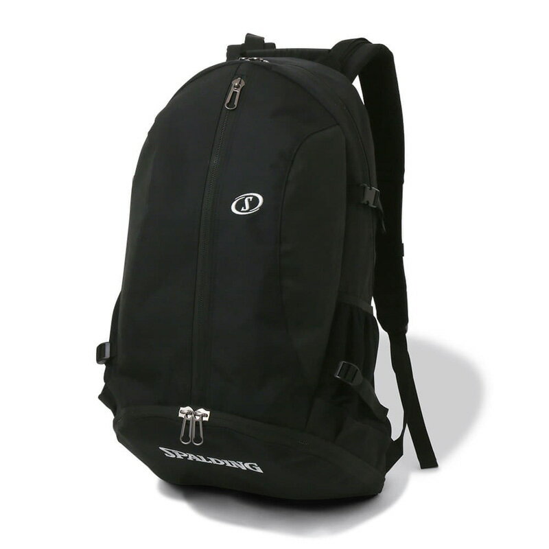 【 SPALDING 】スポルディング ジャイアントケイジャー シルバー 41-010SVリュック ビッグサイズ 大型 リュック ペットボトル収納 メンズ バスケ バスケットボール バッグ 旅行 合宿 遠征 おしゃれ 正規代理店 男性 誕生日 プレゼント ギフト 贈り物 男性(4)