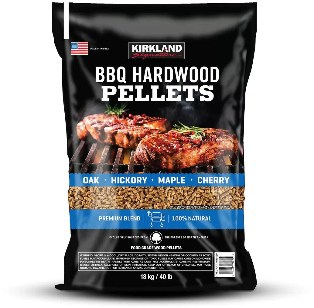 【Kirkland】BBQ ブレンドペレット 1610159 大容量 18kg カークランド天然素材 高...