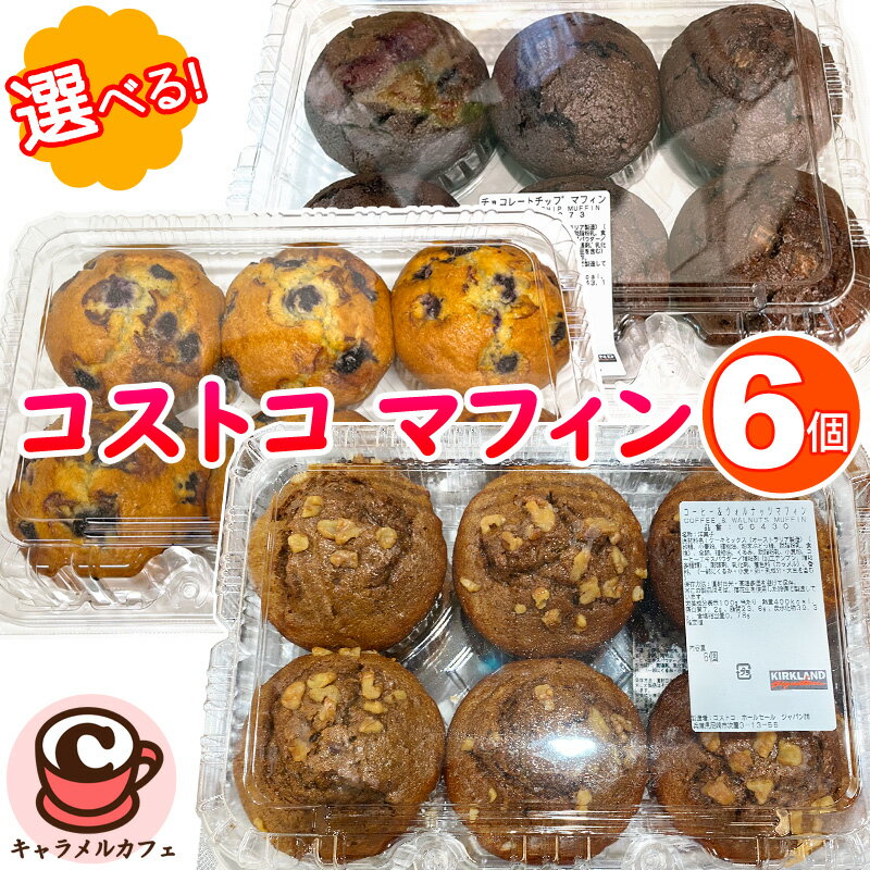 クール便【KIRKLAND】選べる!ミックス&マッチマフィン 6個 バラエティー マフィンチョコチップ プレーン ブルーベリー カークランド コストコ 大容量 ...