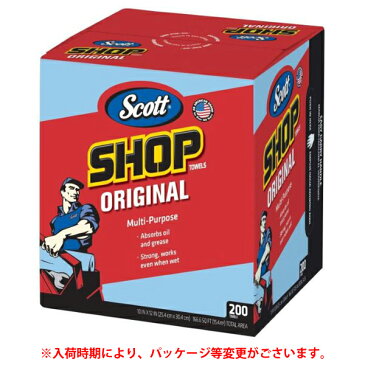 【costco コストコ】【Scott スコット】ショップ タオル ボックス型 200枚 ペーパータオル