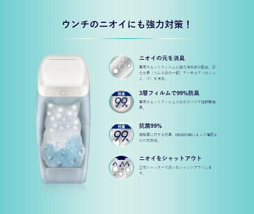 【Aprica アップリカ】 ニオイポイ カセット6個強力消臭おむつポット におわなくてポイ 共通専用カセット 【ラッキーシール対応】