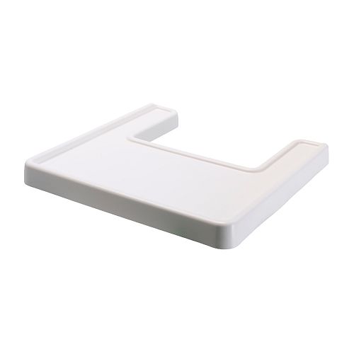 【 イケア IKEA 】 ANTILOP アンティロープ ハイチェア 用 別売りトレイのみ 白色 ホワイト 誕生日 プレゼント ギフト 贈り物