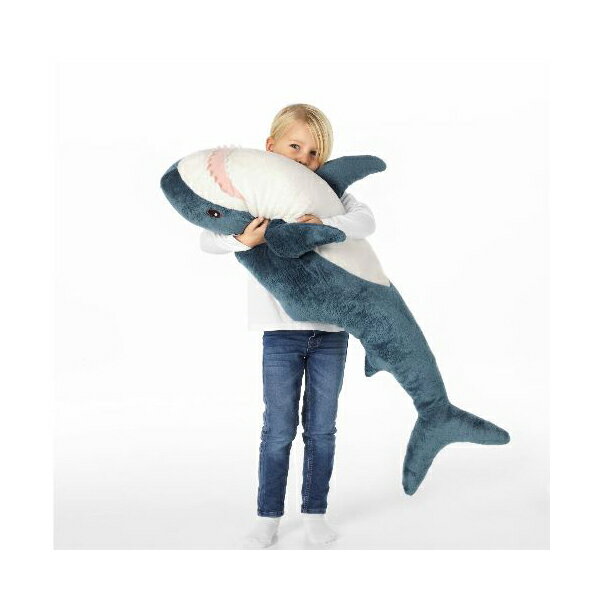 あす楽【IKEA イケア】【BLAHAJ ブローハイ】100センチ 抱き枕 ソフトトイ シャーク さめぬいぐるみ キッズ ベビー 子供 おもちゃ 抱き心地満点 サメ 誕生日 プレゼントに