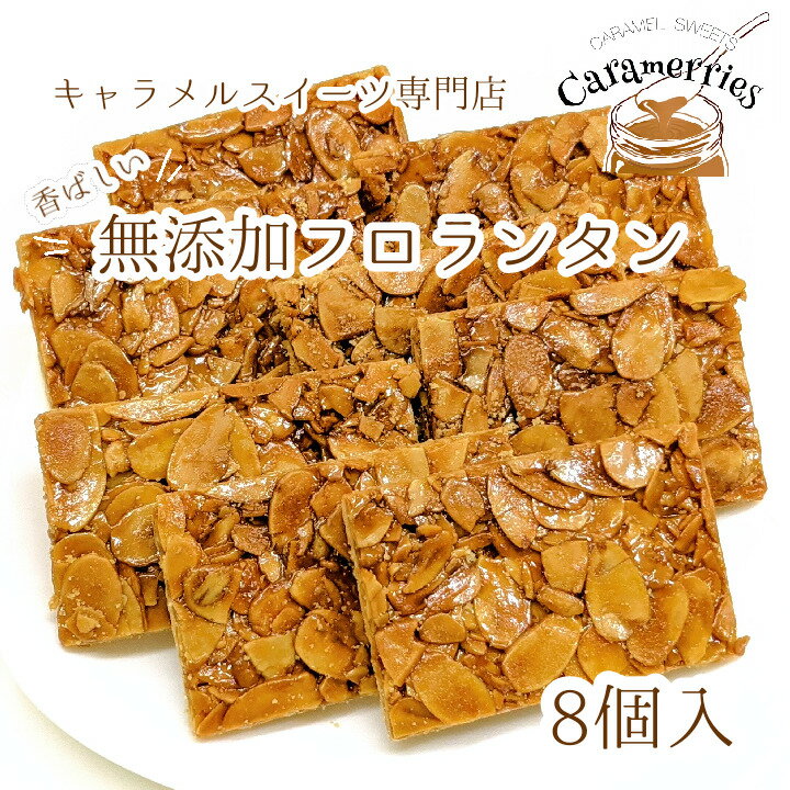 【4月よりサイズ変更】フロランタン カット 8個入 個装 送料無料 キャラメル アーモンド 焼き菓子 個装 ※原価高騰により現在庫無くなり次第サイズ変更致します