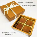 とろける濃厚 生チョコキャラメル 4個入 無添加 キャラメルスイーツ専門店 ギフト 送料無料