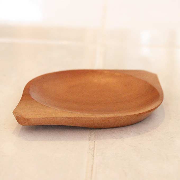 木製 トレイ 小物入れ 木の皿 ナチュラル W14cm