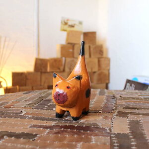 かわいい バリ猫の置物 バリ島 お土産