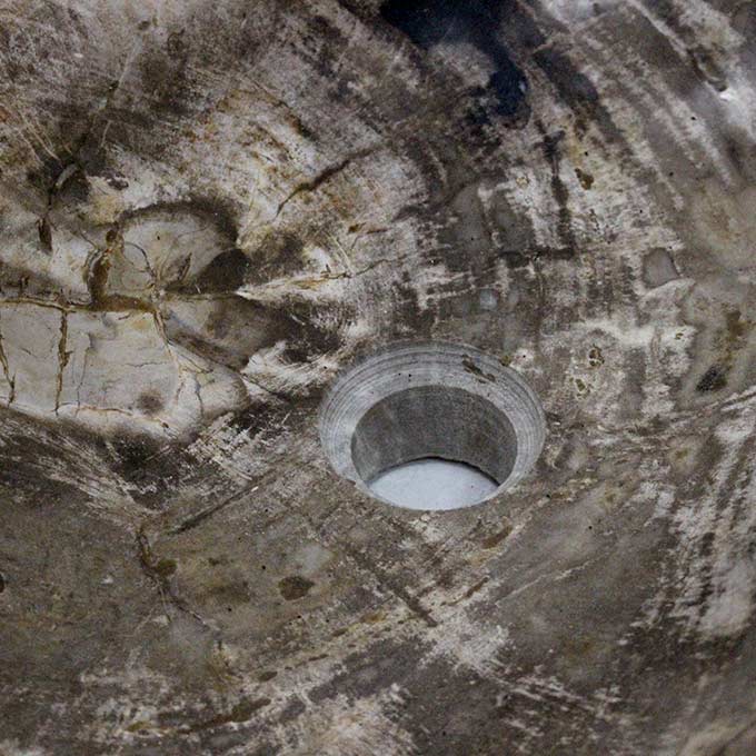 洗面ボウル ウッドストーン 木の化石 W70cm 受け皿 手洗い鉢 洗面台 バリ風 インテリア エクステリア