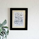 バリ島の風景画 お祭り バリアート 絵画 ペン画 W36×H45 バリ風 インテリア