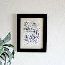 バリ島の風景画 お祭り バリアート 絵画 ペン画 W36×H45 バリ風 インテリア