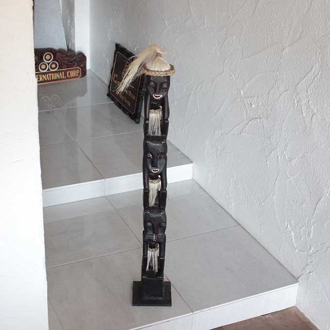 バリ島 原人オブジェ H82cm おしゃれ アジアン インテリア