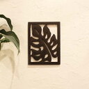 レリーフ アジアン 彫刻 ロータス 40×30cm バリ アジアン インテリア オブジェ